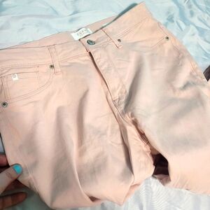 Pastel pink jeggings